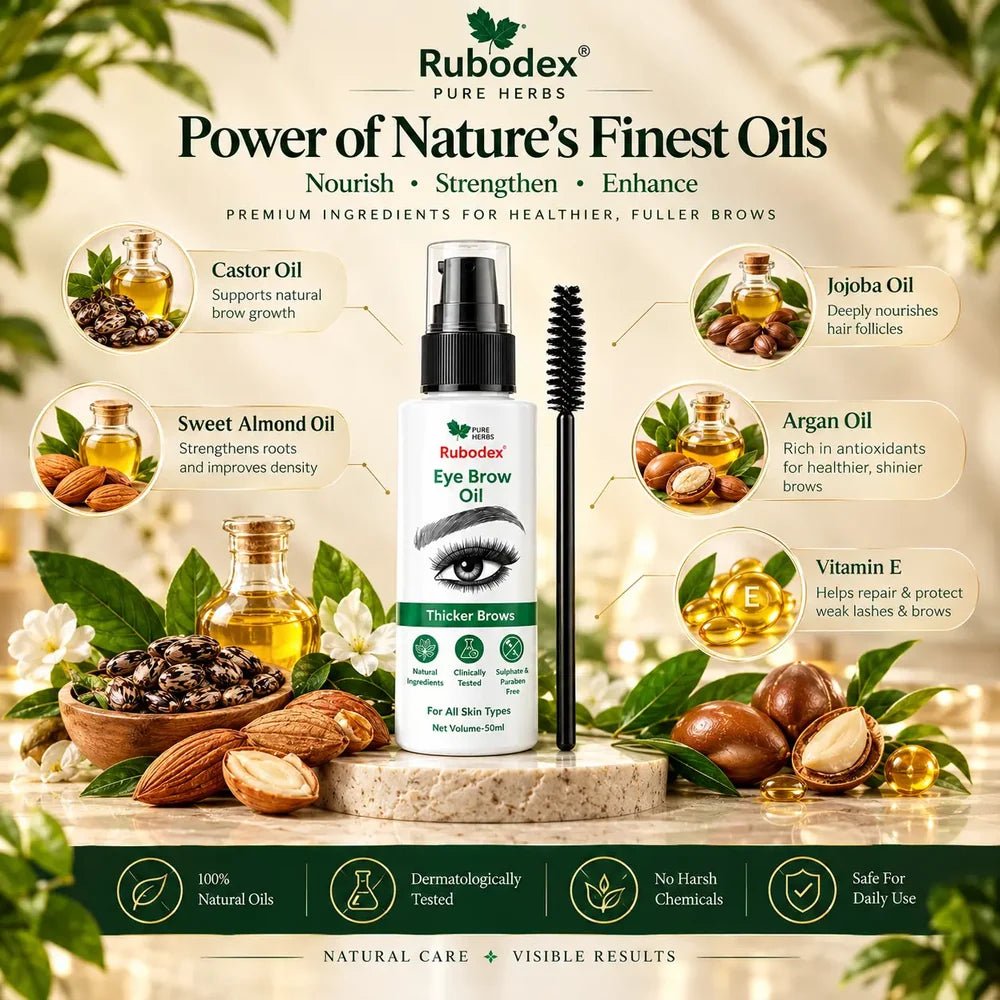 Rubodex Eyebrow & Eyelash Growth Oil 50ml