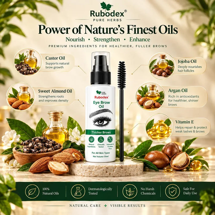 Rubodex Eyebrow & Eyelash Growth Oil 50ml